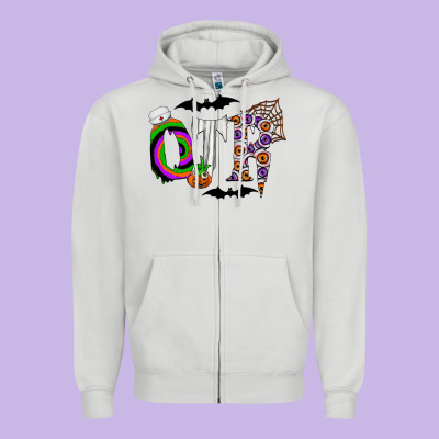 Otr Zipper Hoodie Designed By Cowhidedigitalart