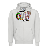 Dove Grey otr Zipper Hoodie - CowhideDigitalArt