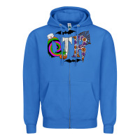 True Royal otr Zipper Hoodie - CowhideDigitalArt