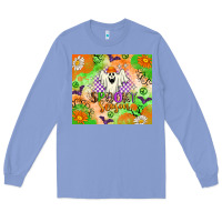 Colony Blue spooky season Long Sleeve Tee - texasbilliewilder