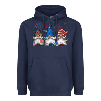 Navy 4th of july gnomes Heavyweight Hoodie - Jasminsmagicworld