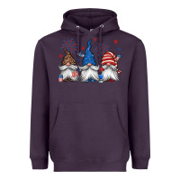 Plum 4th of july gnomes Heavyweight Hoodie - Jasminsmagicworld