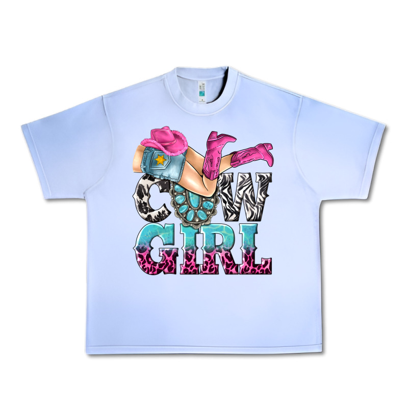 Cow Girl Urban Heavy Tee by texasbilliewilder | Teevron
