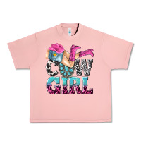 Salmon cow girl Urban Heavy Tee - texasbilliewilder