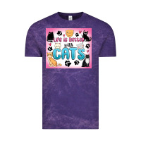 Life Is Better With Cats Vintage Tee | Teevron