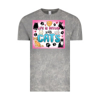 Cloud Rock life is better with cats Vintage Tee - MaliasSmallBusiness