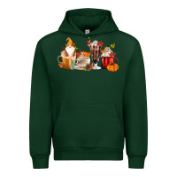 Forest Green Fall Gnome Coffee Cups Urban Hoodie - MaliasSmallBusiness