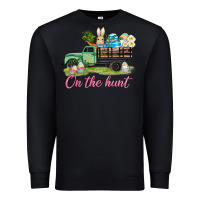 Black easter on the hunt Premium Sweatshirt - AdoDesignShop