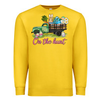 Lemon easter on the hunt Premium Sweatshirt - AdoDesignShop