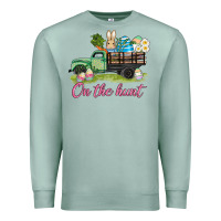 Seafoam easter on the hunt Premium Sweatshirt - AdoDesignShop