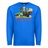 True Royal easter on the hunt Premium Sweatshirt - AdoDesignShop