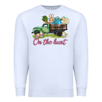 White easter on the hunt Premium Sweatshirt - AdoDesignShop