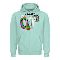 Seafoam ot Zipper Hoodie - CowhideDigitalArt