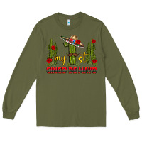 Army Green my 1st cinco de mayo Long Sleeve Tee - texasbilliewilder