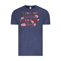 Vintage Denim my favorite valentine calls me mama Vintage Tee - MaliasSmallBusiness