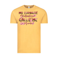 Vintage Mustard my favorite valentine calls me mama Vintage Tee - MaliasSmallBusiness