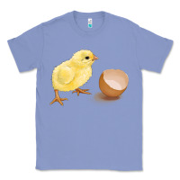 Colony Blue chick with egg Classic Tee - RanaPortraitStore