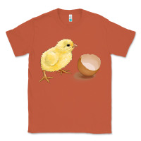 Copper chick with egg Classic Tee - RanaPortraitStore