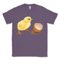 Lavender chick with egg Classic Tee - RanaPortraitStore