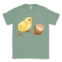 Sage chick with egg Classic Tee - RanaPortraitStore