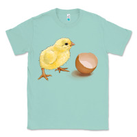 Seafoam chick with egg Classic Tee - RanaPortraitStore