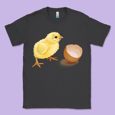 Chick With Egg Classic Tee Designed By Ranaportraitstore