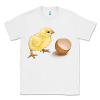 White chick with egg Classic Tee - RanaPortraitStore