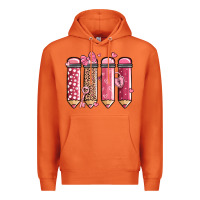 Carrot valentine' day teacher school pencils Premium Hoodie - MaliasSmallBusiness