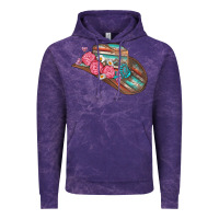 Cloud Purple cowboy hat Vintage Hoodie - AdoDesignShop