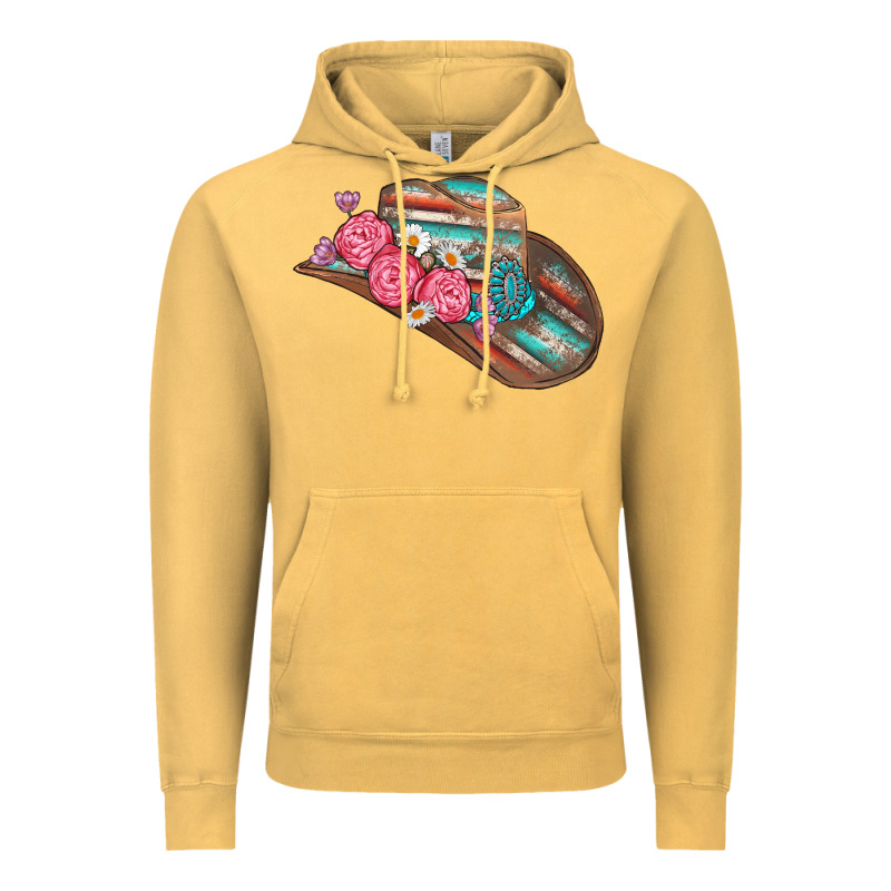 Cowboy Hat Vintage Hoodie by AdoDesignShop | Teevron