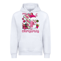 White My 1st. pink Christmas with cute snowman Urban Hoodie - NancyCooperArtShop