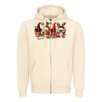 Sandshell christmas afro gnomies Zipper Hoodie - FaDigitalArtStudio