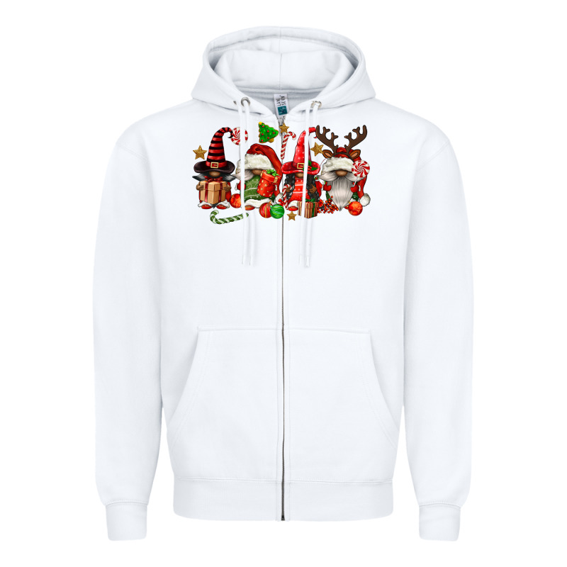 Christmas Afro Gnomies Zipper Hoodie by FaDigitalArtStudio | Teevron