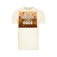 Vintage Arctic life is better with dogs Vintage Tee - MaliasSmallBusiness