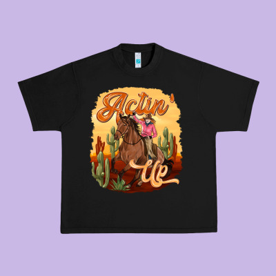 Urban Heavy Tee cowgirl actin up