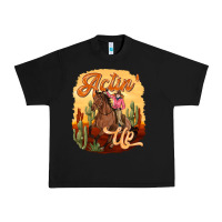 Black cowgirl actin up Urban Heavy Tee - texasbilliewilder