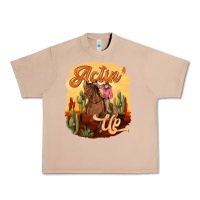 Burro cowgirl actin up Urban Heavy Tee - texasbilliewilder