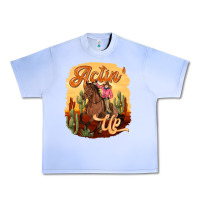 Grape Ice cowgirl actin up Urban Heavy Tee - texasbilliewilder