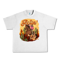 Lunar Rock cowgirl actin up Urban Heavy Tee - texasbilliewilder