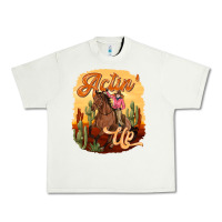Pistachio cowgirl actin up Urban Heavy Tee - texasbilliewilder