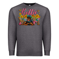 Charcoal Heather rottweiler mom Premium Sweatshirt - Artiststas