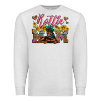 Oatmeal Heather rottweiler mom Premium Sweatshirt - Artiststas