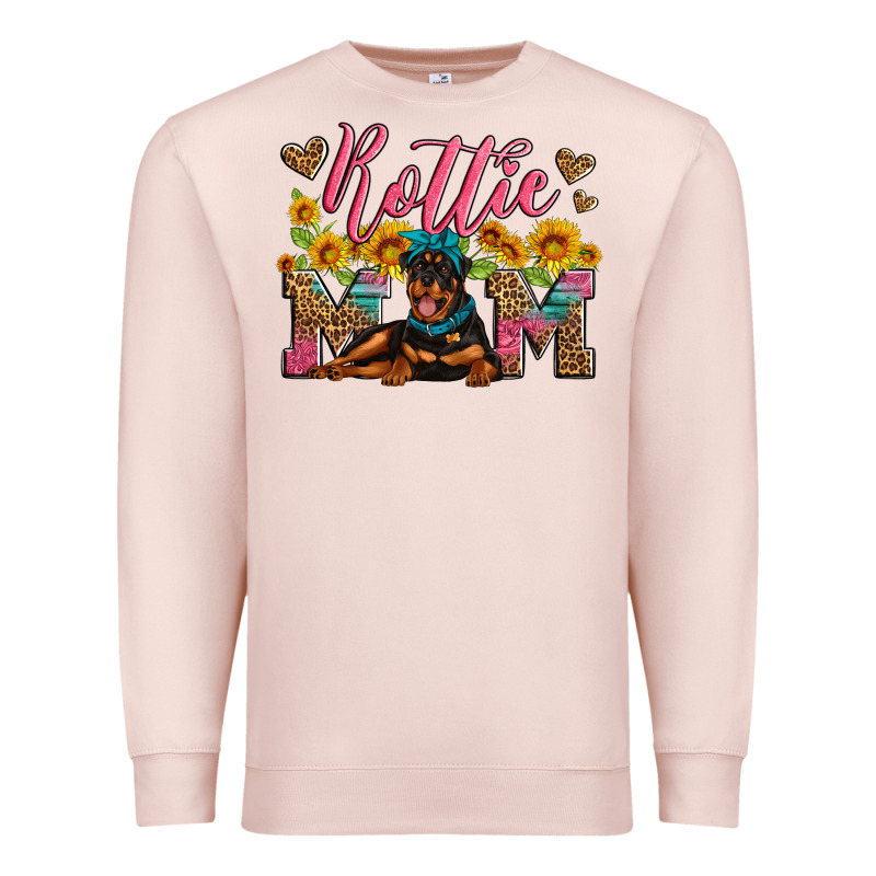 Rottweiler Mom Premium Sweatshirt by Artiststas | Teevron