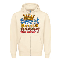 Sandshell usa sweet and sassy Zipper Hoodie - HRA Design Shop