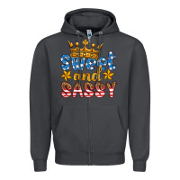 Smoke usa sweet and sassy Zipper Hoodie - HRA Design Shop