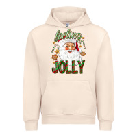Sandshell Feeling Jolly with Santa Urban Hoodie - NancyCooperArtShop