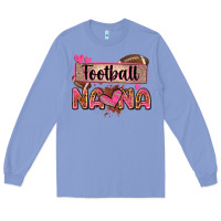 Colony Blue football nana with leopard Long Sleeve Tee - Zillion Design Studio