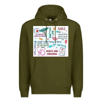 Army Green doctor life Premium Hoodie - MaliasSmallBusiness