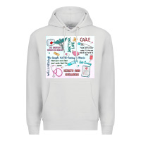 Dove Grey doctor life Premium Hoodie - MaliasSmallBusiness