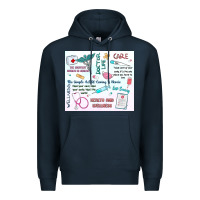 Navy doctor life Premium Hoodie - MaliasSmallBusiness